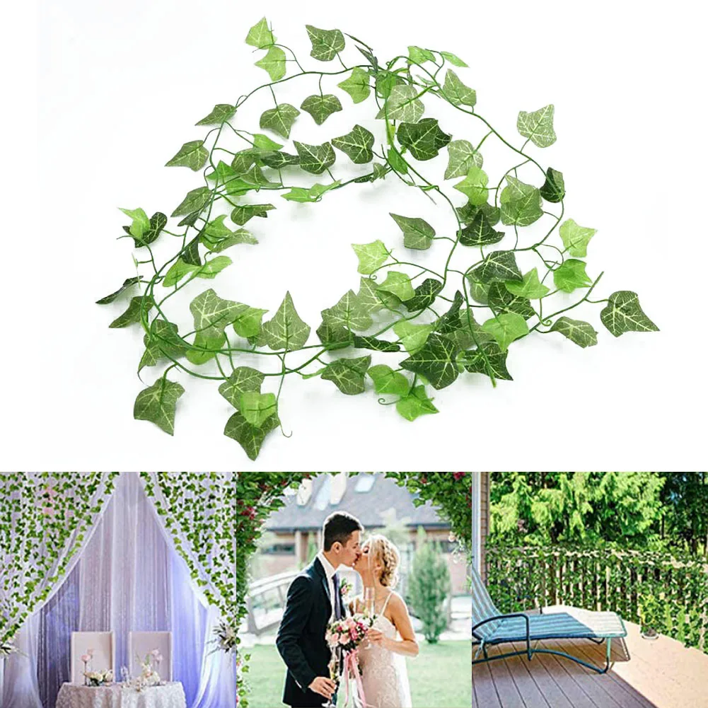 Небольшие искусственные листья зеленые плюща украшение из листьев лозы