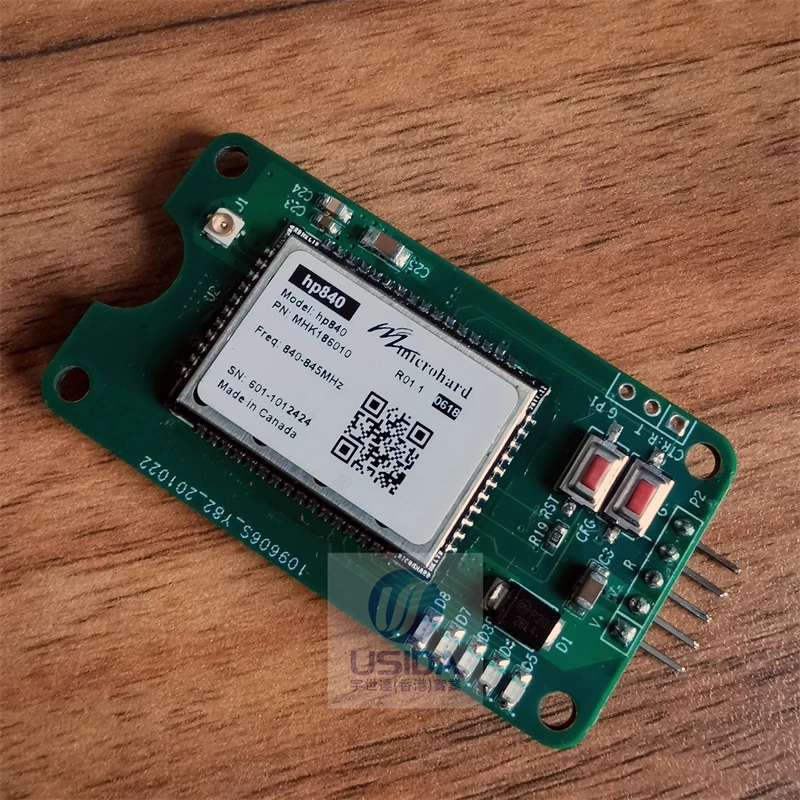 1 шт. Microhard беспроводной модуль HP840 мощность 2 Вт до 160 км 500 кбит/с MHK 186010