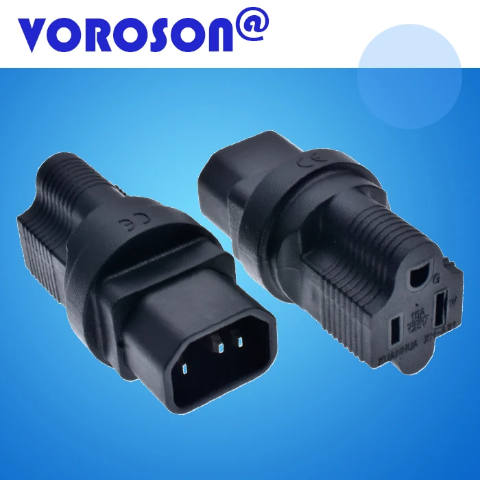 Адаптер Европа в IEC320 C13, адаптер ЕС папа в C13 3-полюсный женский преобразователь переменного тока IEC320 C13 женский в Европу CEE7/7 3-полюсный Мужской адаптер переменного тока