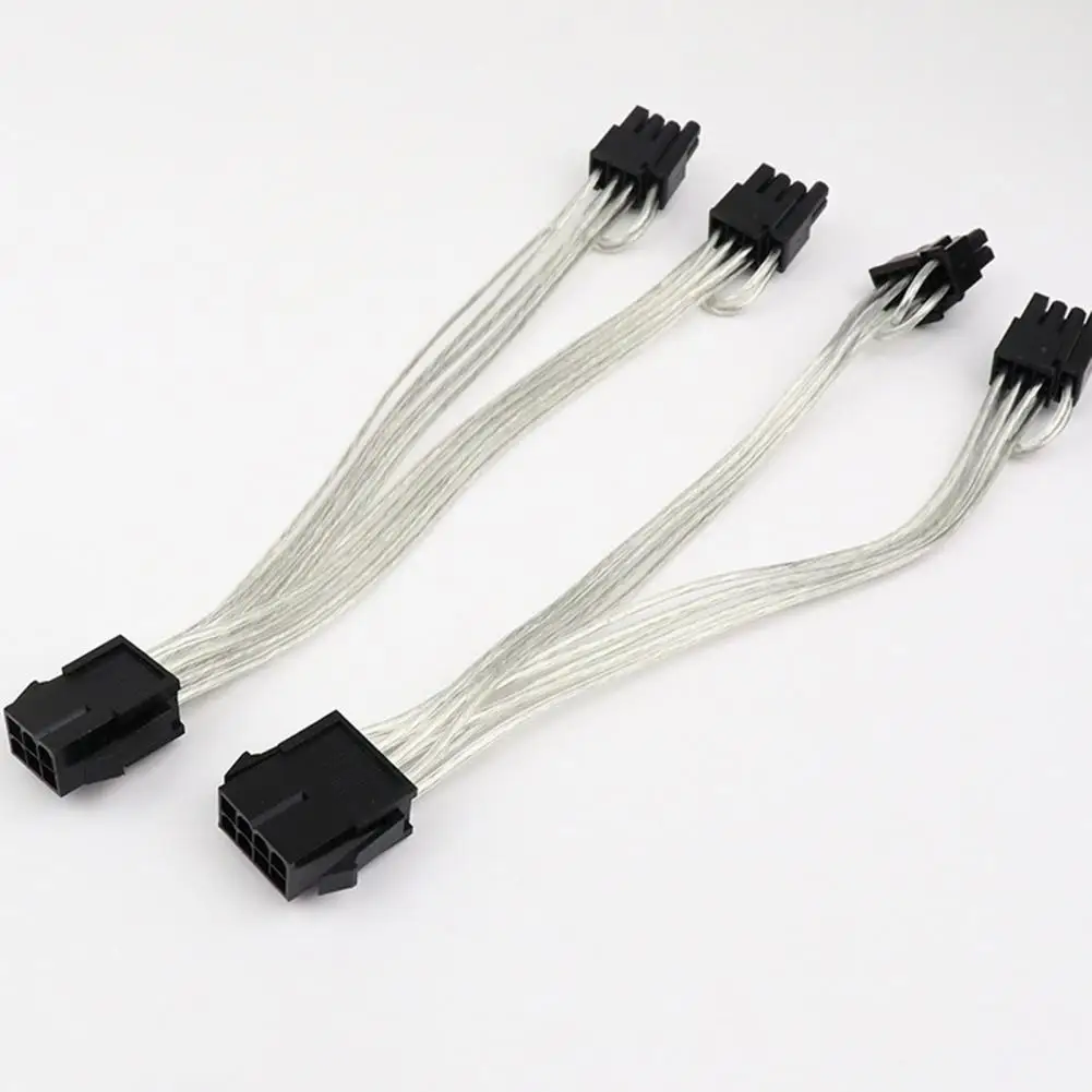 

Power Cable Professional Power Supply Cable 6Pin/8Pin to Dual 8Pin Video Card Power Converter Cable