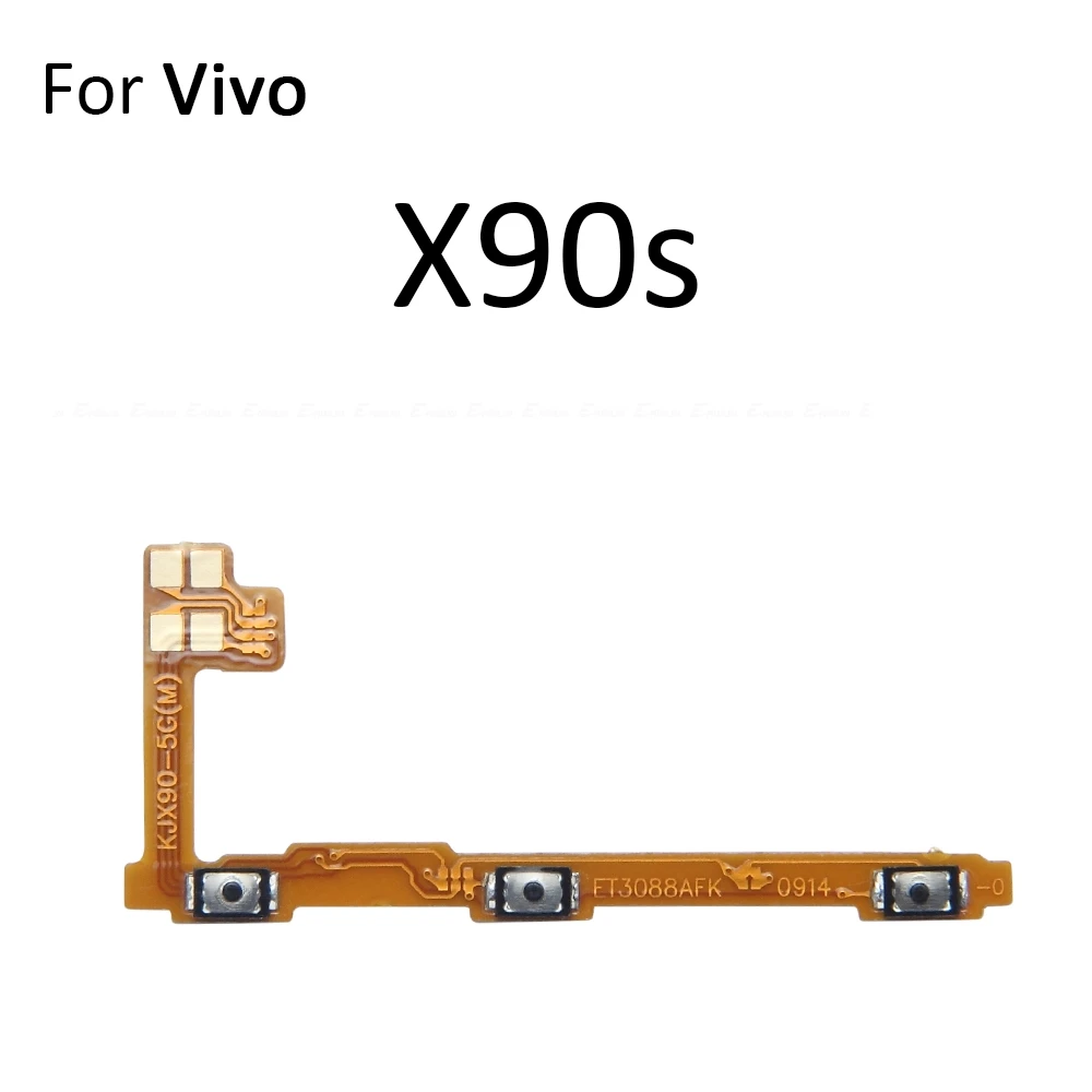Фото Кнопка включения/выключения питания, гибкий шлейф для Vivo X90 X90s X80 X70 X60 X60t Pro Plus Lite 5G, кнопки отключения звука и регулировки громкости, запчасти №5