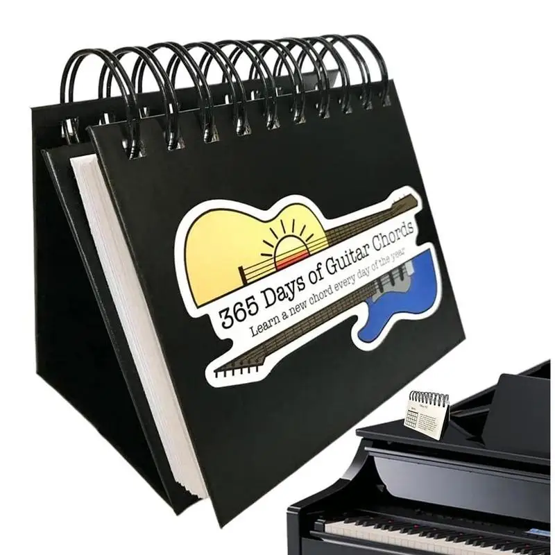 

Ежедневный календарь для гитары страница A, 2024, ежедневный календарь для гитары, чистый цвет, товары для тренировок для начинающих и друзей гитаристов