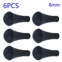 6pcs archery safety soft rubber blunt broadheads arrow tips practice accessories for 6mm 8mm outer diameter arrowshaft