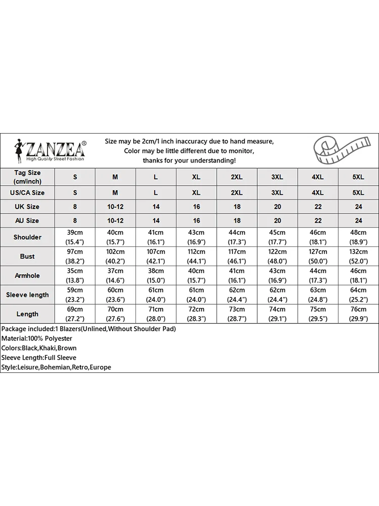 Женский Осенний блейзер с длинным рукавом и отложным воротником