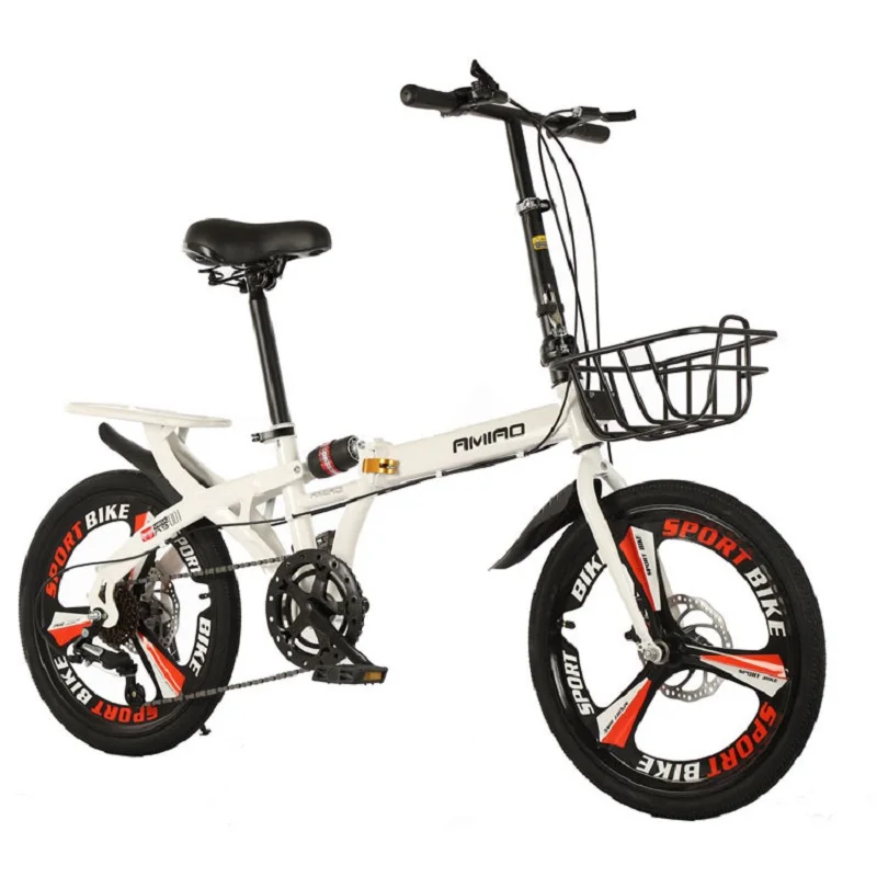 

20Inch Adult Folding Bicycles Small Home Mobility Bicycle Folding Bike Children Variable Speed Bicycle Dropshipping OUTUP