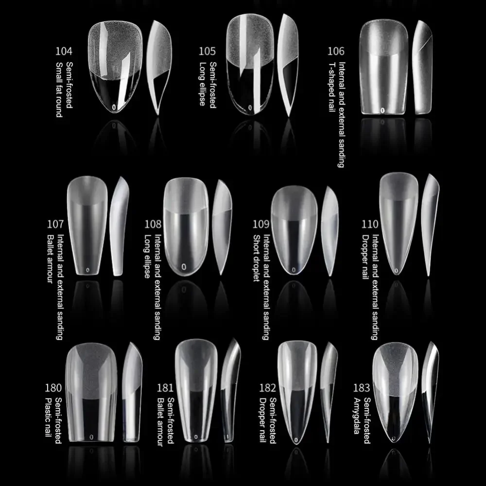 120 шт. накладные ногти без следов