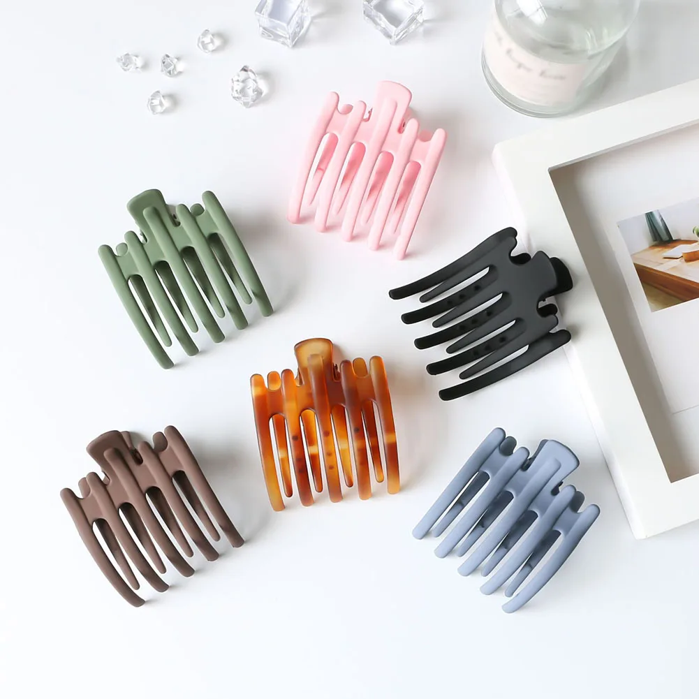 

Acrylic Hair Claws Clips For Women Clips Crab Clamps Ponytail Holder Duckbill Hairpins Girls Barrettes Fashion Hair Accessories