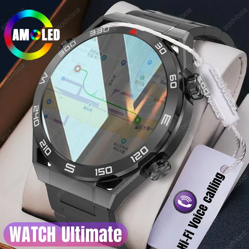 

Умные часы NFC WATCH Ultimate, 1,5 дюйма, HD, большой дисплей, Hi-Fi, голосовые вызовы, мужские Смарт-часы с компасом, водонепроницаемые IP68, Смарт-часы для Huawei