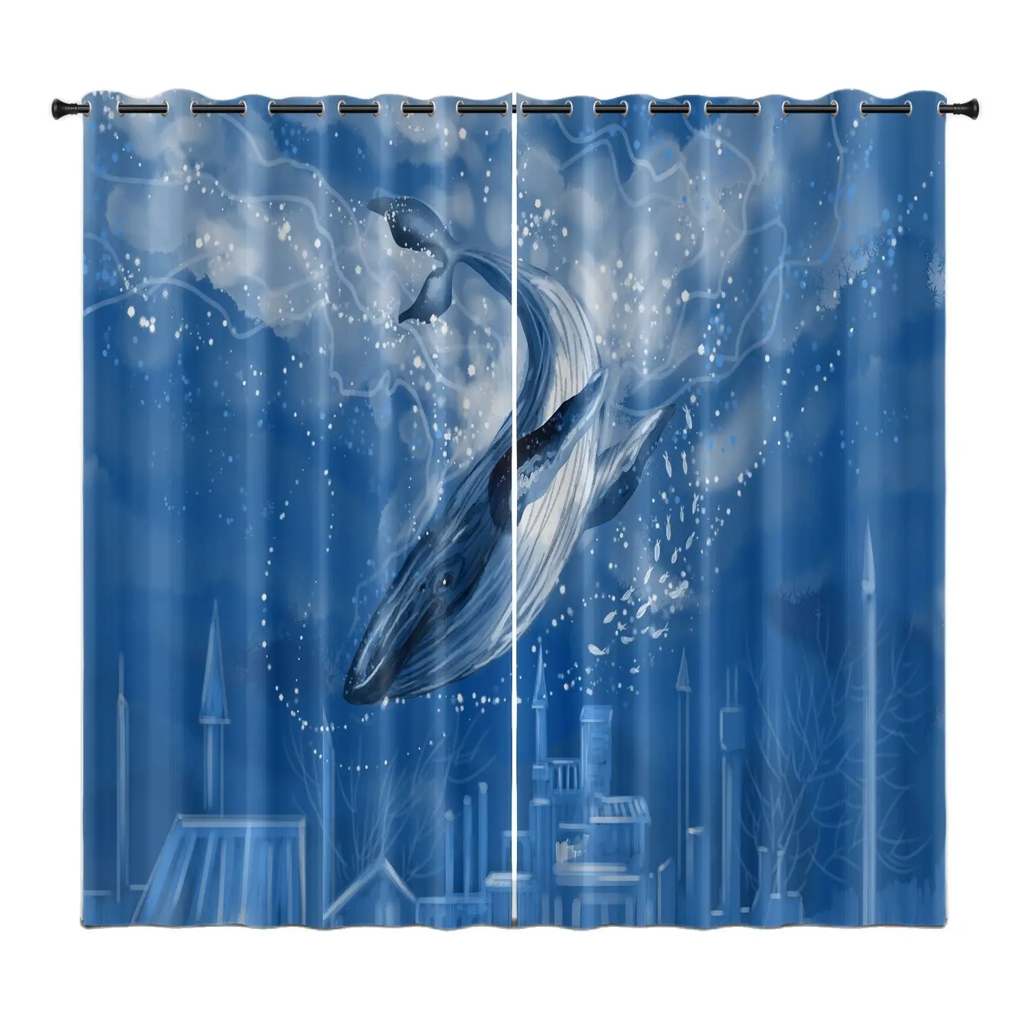 

New Simple And Fashionable Bedroom Living Room Environmental Protection Heat Insulation High Shading Curtain