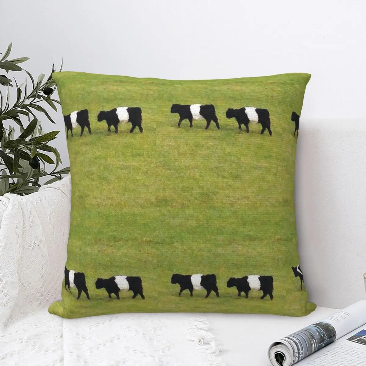 Наволочка Galloway Cows с поясом наволочка для дивана аниме-подушка