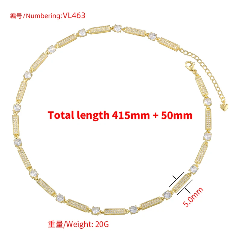 ZHUKOU 18K позолоченный прямоугольный Соединительный Круглый Цирконий простой