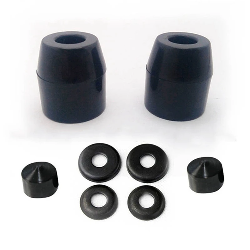 

Skateboard Truck Shock Absorber Set Rebuild Bushings Washers Pivot Cups for 7 Inch Skateboard Brackets