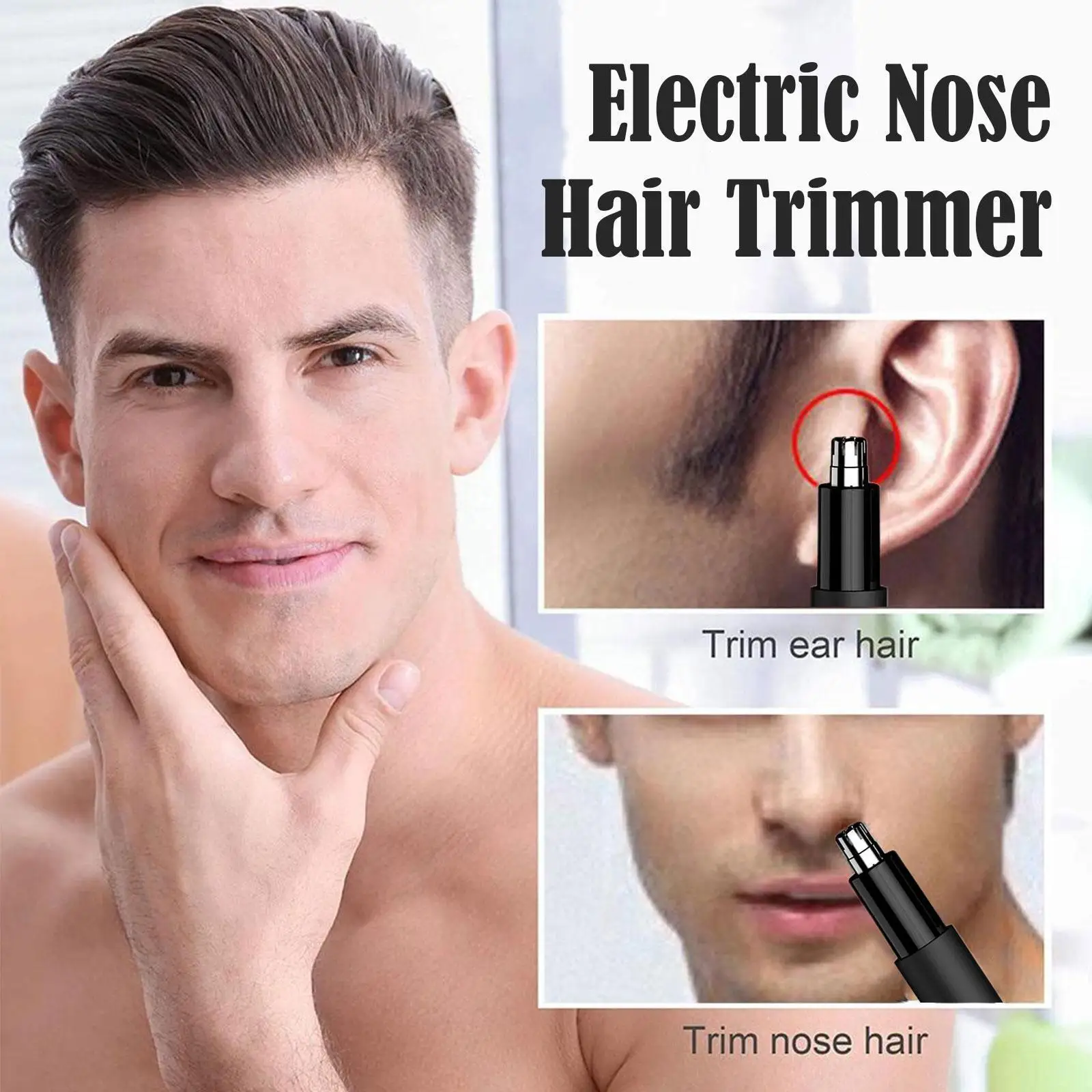 

Mini Electric Nose Hair Trimming Rechargeable Nose Trimmer Trimming And Hair Hair Removal Nose Removal Nose Hairs Ear E1K7