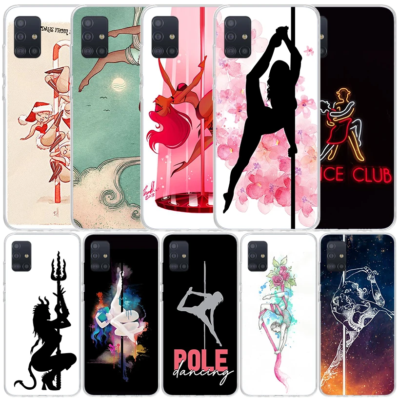 Чехол для телефона с танцующими танцами Samsung Galaxy A51 A50S A41 A40 A31 A30S A21S A20S A20E A11 A10S A71 A70 A6