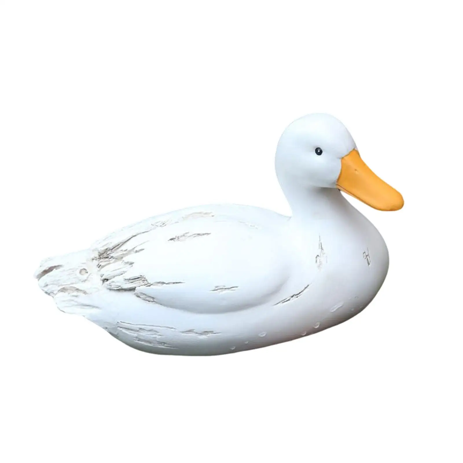 

Duck Statue Resin Craft Figurine Simulation Animal for Outdoor Lawn Pool