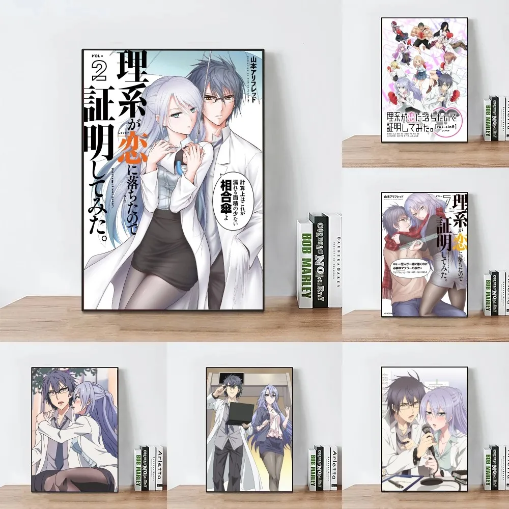 Science Fellow In Love So I Tried To Prove It Animation Poster Wall Art Home Decor Room Digital Painting Living Rest