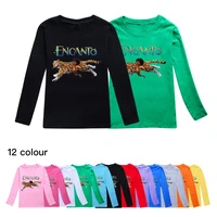 2022 new cartoon printing disney encanto childrens clothing spring autumn clothes boys and girls long sleeve t shirts 2 16y