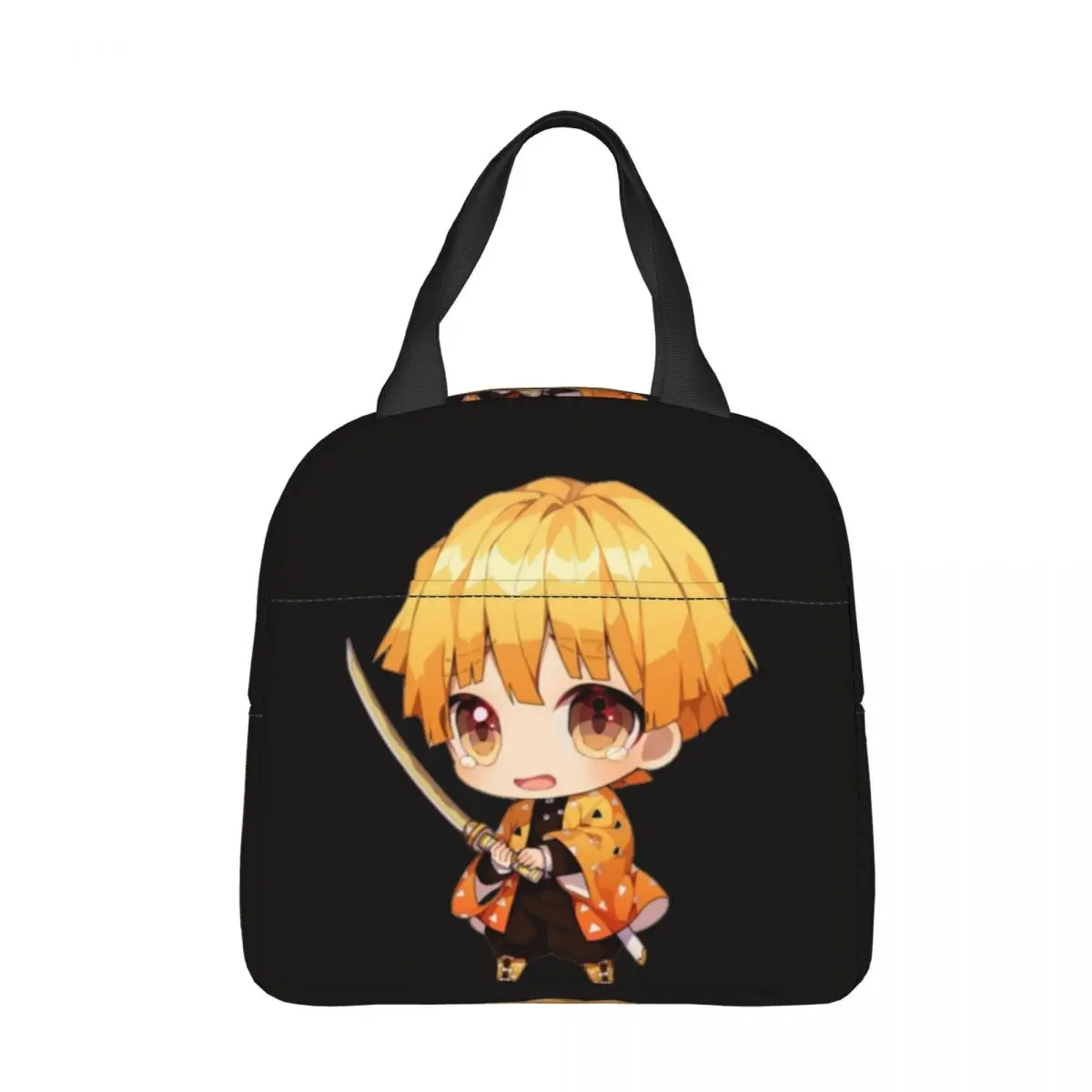 

Demon Slayer Insulated Lunch Bag High Capacity Kimetsu no Yaiba Lunch Container Thermal Bag Lunch Box College Outdoor Food Bag