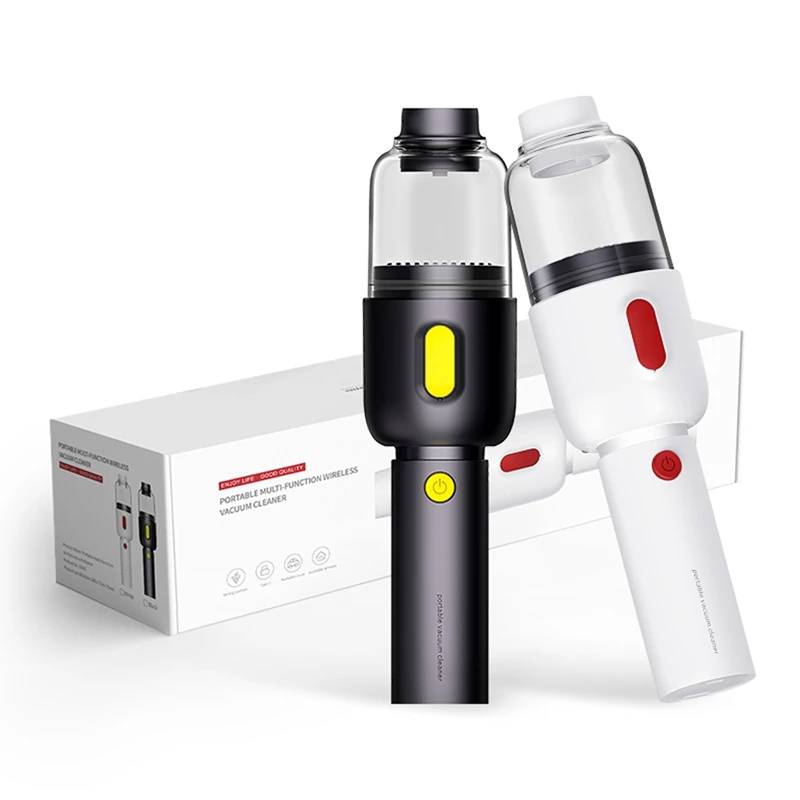 

Автомобильный мини-пылесос для влажной и сухой уборки, беспроводной портативный пылесос двойного назначения для салона автомобиля и дома