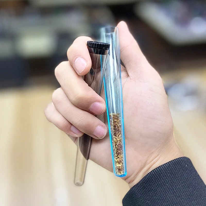 

Прозрачный конусный наполнитель для табака, 115 мм