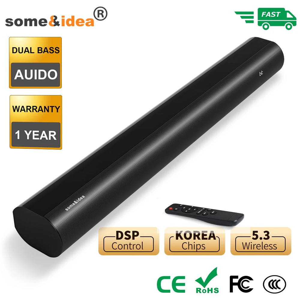 Altoparlante TV ad arco 2.2CH Soundbar da 150 watt Subwoofer integrato Home...