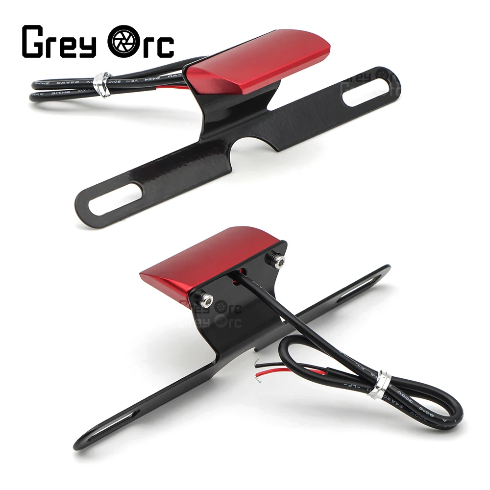

Universal CNC Motorcycle Aluminum License Number Plate Frame Holder Bracket For Kawasaki ZX12R Ninja 2001-2005 Moto Accessories