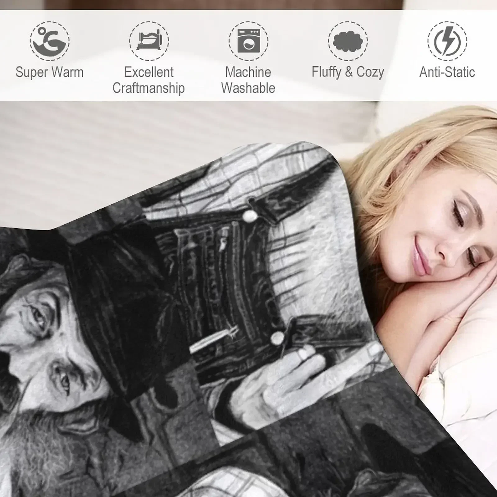 Одеяло из попкорна Суттона диван-кровать идеи подарков на День святого Валентина