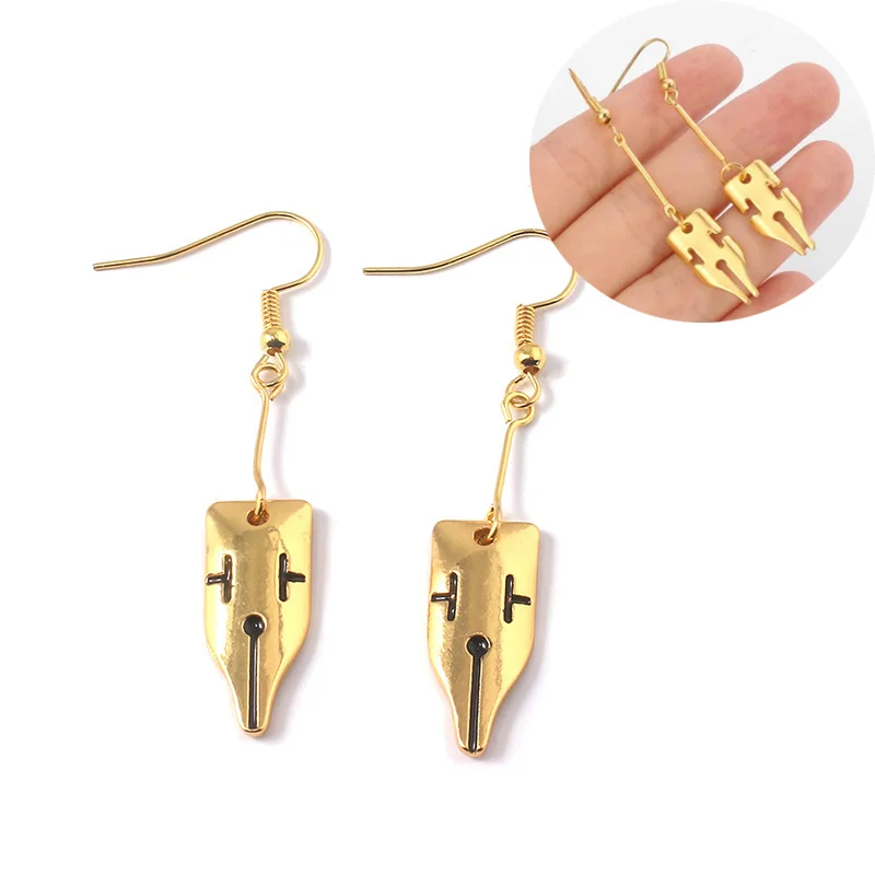 Anime JoJos Bizarre Adventure Cosplay Kakyoin Noriaki Cherry Earrings Ear Clip Jewelry Cosplay Accessories