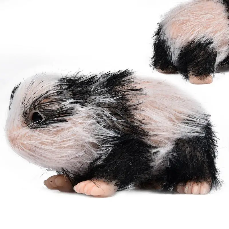 

Animals Fake Animals Full Body Silicone Mini Animals Doll Panda Toys With Hair Soft Animals Fake Pets Toy Kids Panda Doll Gifts