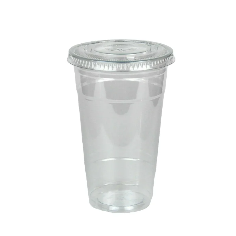 

Логотип на заказ, одноразовая прозрачная чашка, пластиковая полипропиленовая, ПЭТ, 16 унций, 22 унции, 700 мл, прозрачная чашка с принтом логотипа