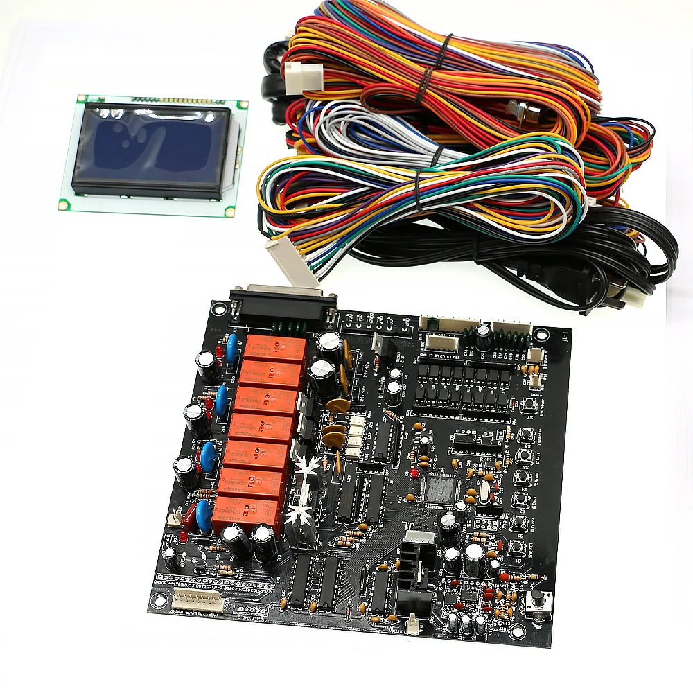 Toy Crane Mother Board Game PCB English Claw Vending Machine Mainboard With LCD And Cable Without Sensor