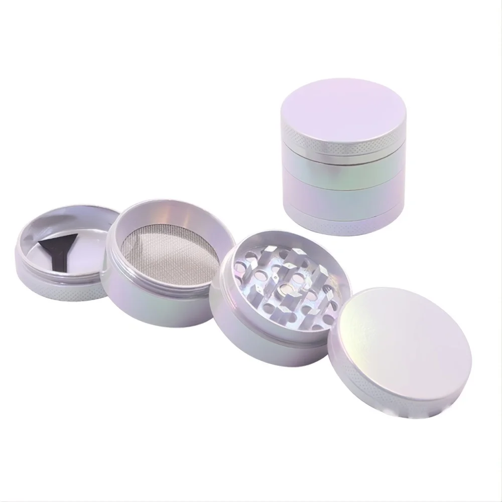 

40mm 4-Layer Aluminum Herbal Herb Tobacco Grinders for Smoking Gradient Ramp Tobacco Cutting Pipe Accessories Tobacco Pipes