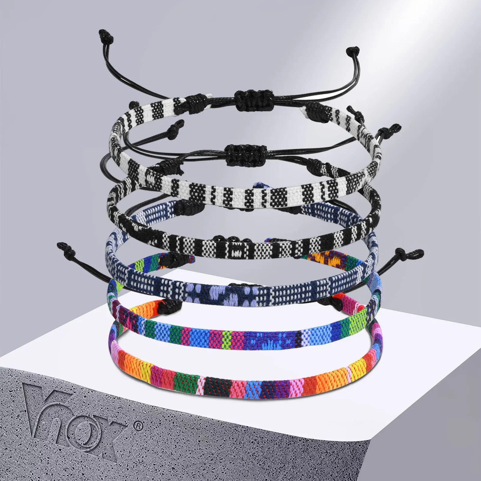 

Vnox Men's Surfer Anklet for Men Women,Bohemia Handmade Rope Cord Chain Beach Barefoot Ankle to Boy Male Holiday Jewelry