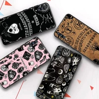 witches moon tarot witch ouija phone case for samsung a51 a30s a52 a71 a12 for huawei honor 10i for oppo vivo y11 cover