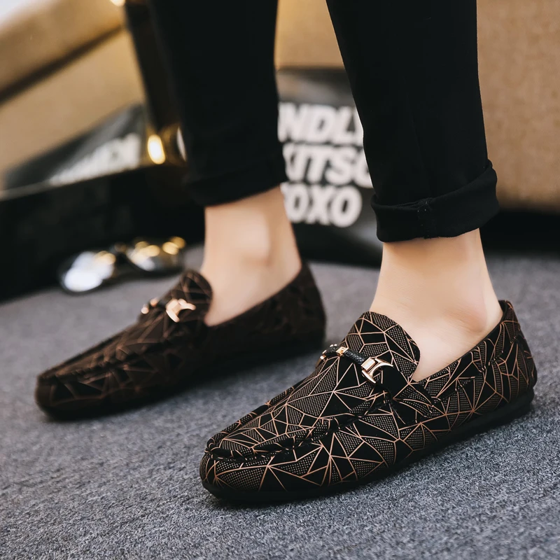 

Man Summer Fashion Casual Moccasin Shoes Male Breathable Daily Driving Loafer Hombre Comfy Flat Mocassins Loafers