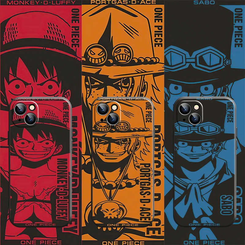 

ONE PIECE Phone Case For iPhone 11 12 13 Pro MAX Mini 6 7 8 6S Plus X XR XS SE 2020 5 Soft Funda Anime Cover Designer Shell