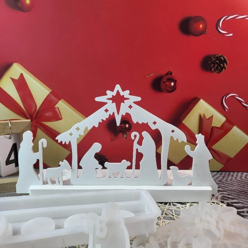 3x/набор силиконовых форм для крещения Иисуса формы ароматических свечей