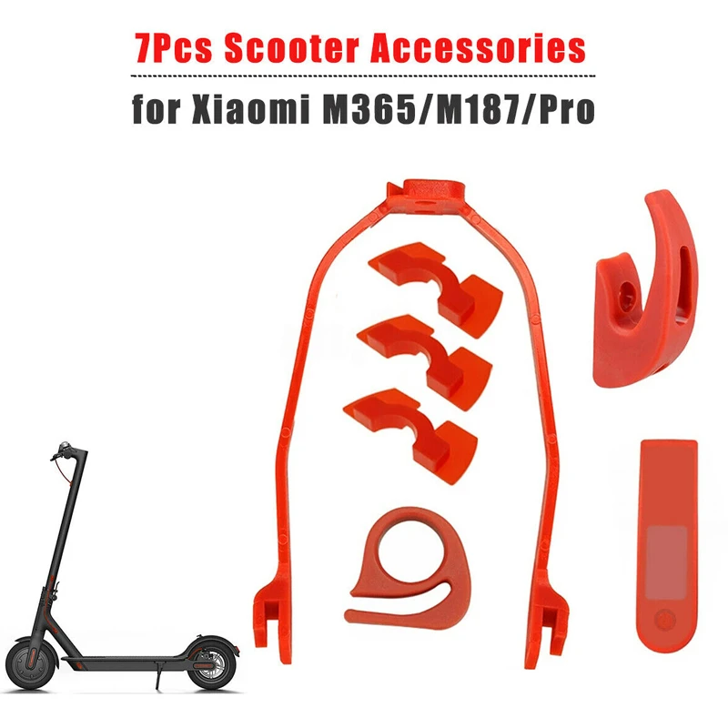 

7Pcs Scooter Accessories For Xiaomi M365/M187/Pro Combination Set Hook Shock Absorber Damping Fender Bracket Wrench Fastener
