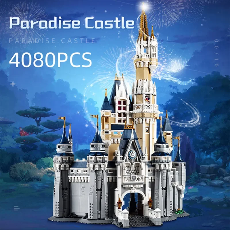 

4080 PCS Princess Castle Modular Building Blocks Bricks Kids Toy Christmas Birthday Gifts Compatible 71040 16008 IN STOCK