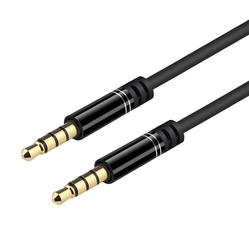 Кабель AUX HiFi 3,5 мм, аудиокабель для динамика, разъем 3,5 для гитары, позолоченный вспомогательный Автомобильный кабель для наушников