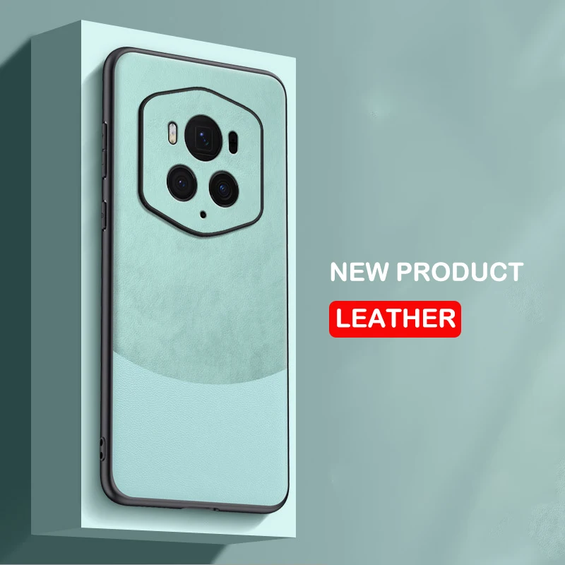 Чехол для Huawei Honor Magic6 RSR Porsche кожаный сращивающийся силиконовый защитный чехол