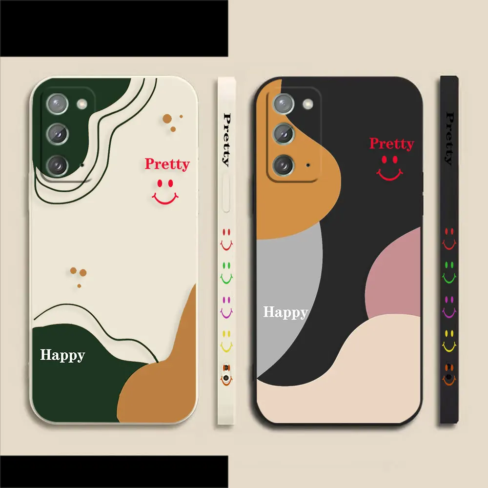 

Pretty Smile Case For Samsung A50 A30 A20S A10S A10 A14 Note 20 10 9 M32 M22 M40S M80S A03S A20 Pro Plus Lite Ultra 4G 5G Case