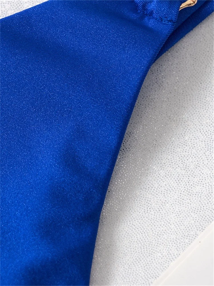 COOBBU треугольный бикини бандажный купальник сплошной цвет 2024 сексуальный