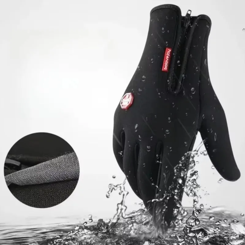 Популярные зимние перчатки для мужчин и женщин с сенсорным экраном теплые