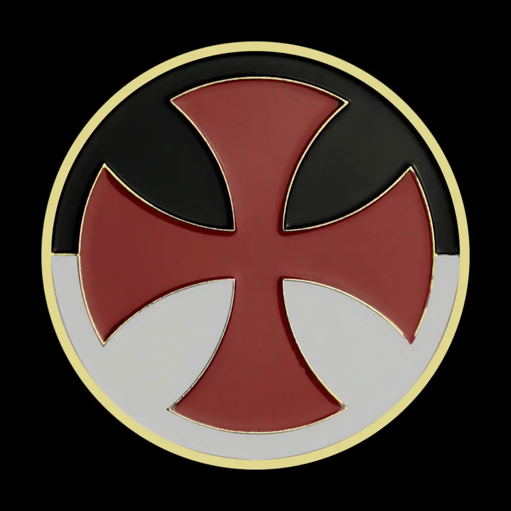 Templar сувенир Kindom из Марокко позолоченная монета коллекционный подарок крест