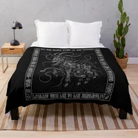 designer throw fleece quilt blanket target bedding set Black Shub Icon - Azhmodai 2020 Throw Blankets