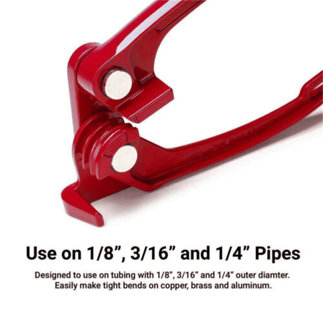 Aspligo Air conditioner Pipe Tube bender 3-in-1 manual tube bending tool for most metals 1/8 3/16 1/4