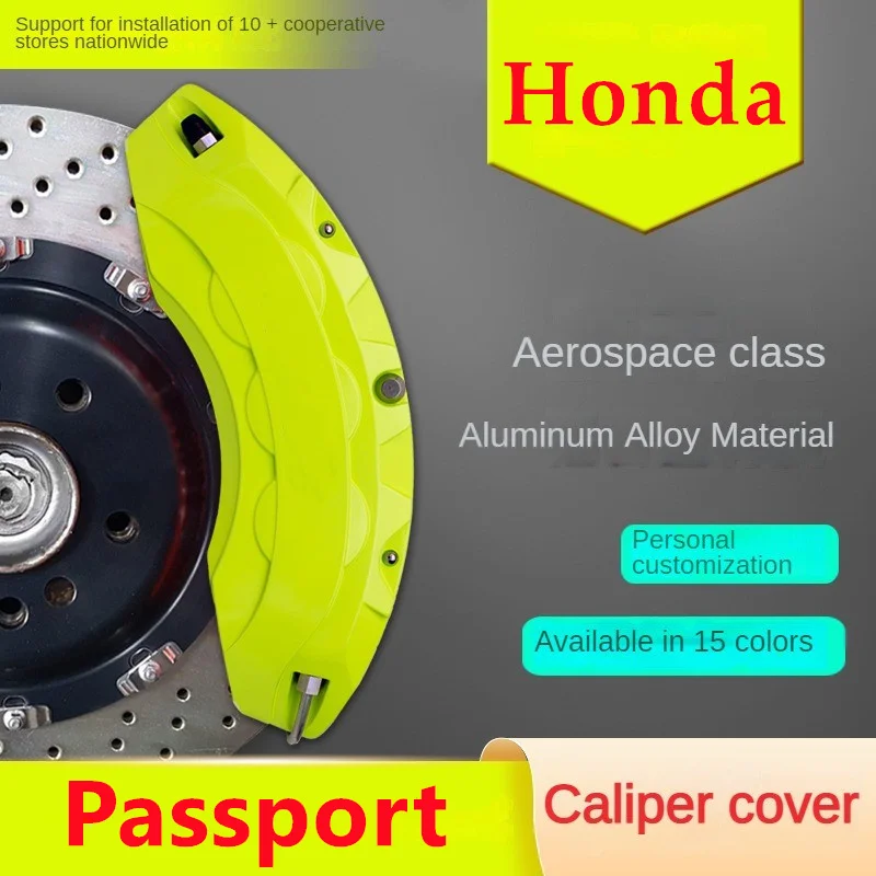 

Обложка для автомобильного тормозного суппорта для Honda Passport, 3D Алюминиевый металлический комплект для Elite AWD 2019 2018 2020