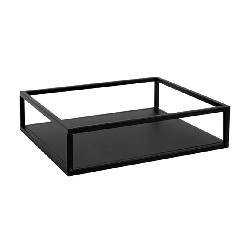 

Decoration Trays Table Storage Black Plate for Coffee /Bread/Essential Oil Dessert Pallet Food Saucer