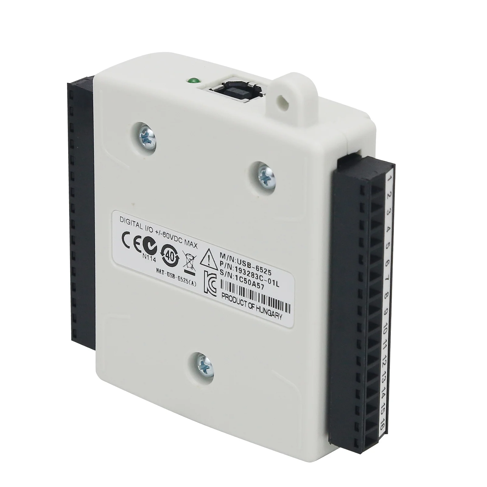 Фото Новая USB-6525 DAQ USB-карта для сбора данных 779640-01, цифровой модуль ввода/вывода с 8 цифровыми входами и 8 SSR-выходами для NI №4